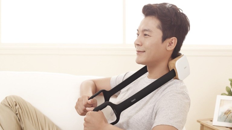 Breo iNeck2 neck massager offers comforting heat compression