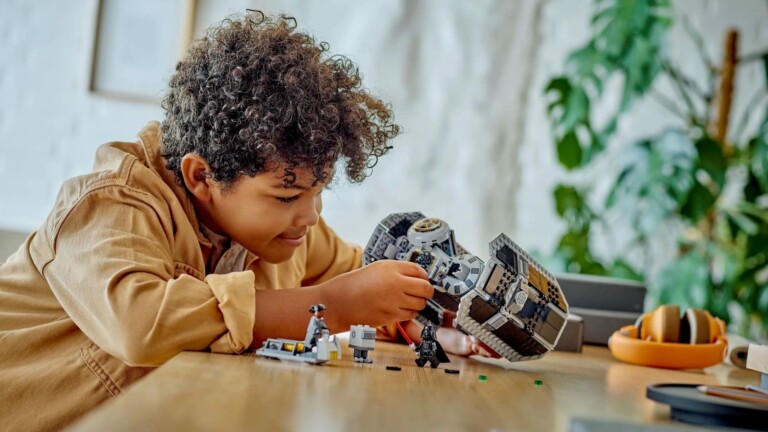 LEGO Star Wars TIE Bomber building toy set makes a special treat for Star Wars fans