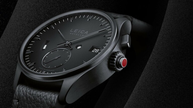 Leica ZM Monochrom Edition timepiece is inspired by the Leica M11 Monochrom camera