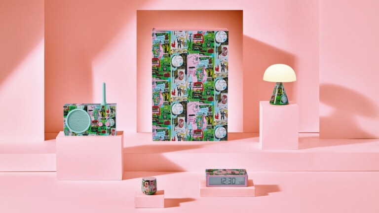 Lexon x Jean-Michel Basquiat artistic home collection brings vibrant color to any room