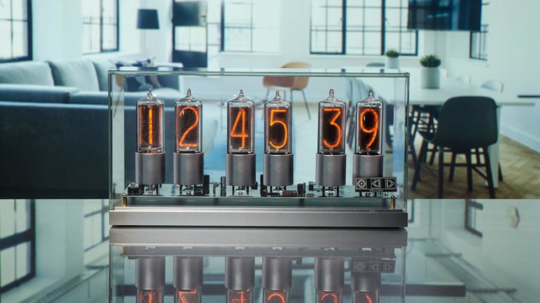 Millclock ZIN-18 Nixie clock gives modern tech a retro touch