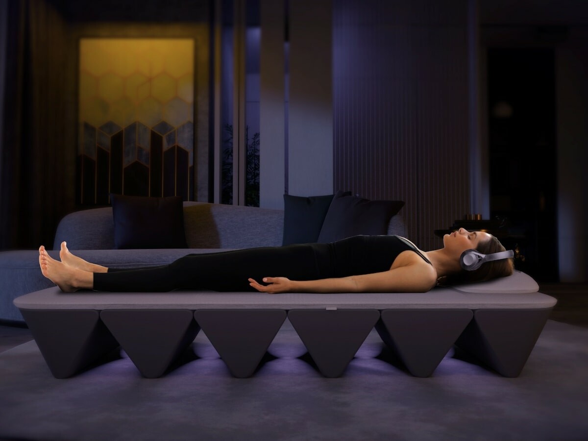 OPUS SoundBed vibroacoustic bed relieves stress and tension in as few as 7 minutes