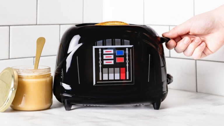 Star Wars Darth Vader 2-Slice Toaster actually toasts Vader’s mask onto your bread